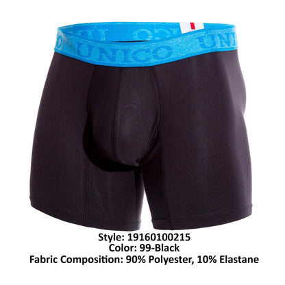 Boxer Unico 19160100215 COULEURS Dinamico Couleur 99-Noir