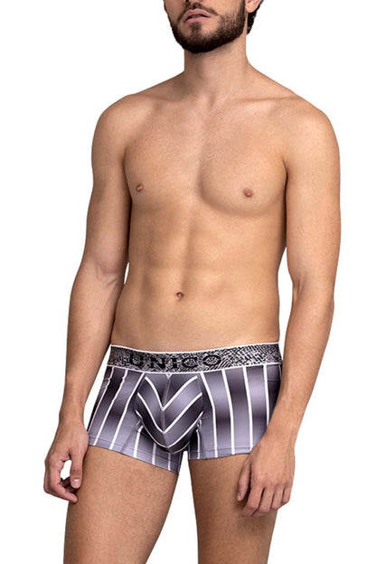 Boxer rayé Unico 21070100121 Couleur 63-Gris