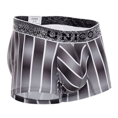 Boxer rayé Unico 21070100121 Couleur 63-Gris