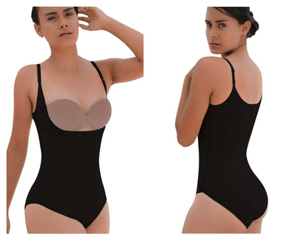 Vedette 5097 Trägerloser Body Shaper Bikini Farbe Schwarz