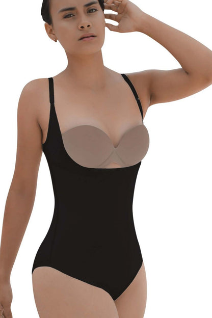 Vedette 5097 Trägerloser Body Shaper Bikini Farbe Schwarz