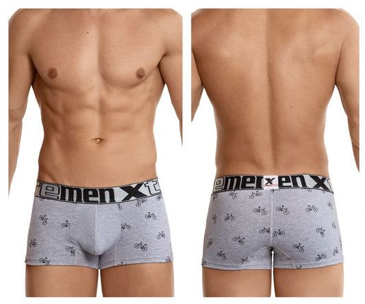 Boxer imprimé cycliste Xtremen 51437C Couleur Gris clair