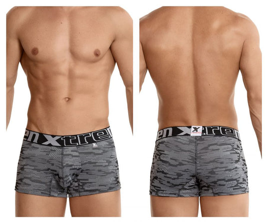 Boxer Jacquard Camouflage Xtremen 51443C Couleur Noir