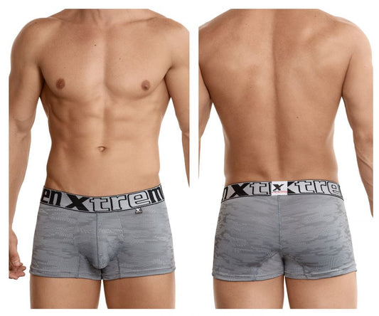 Boxer Jacquard Camouflage Xtremen 51443C Couleur Gris