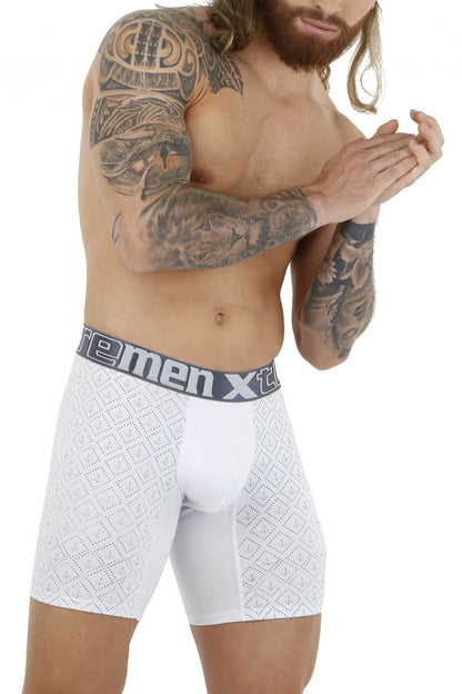 Boxer en coton Xtremen 51461 Couleur Blanc