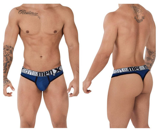 Xtremen 91087 Microfiber Jacquard Thongs Color Blue