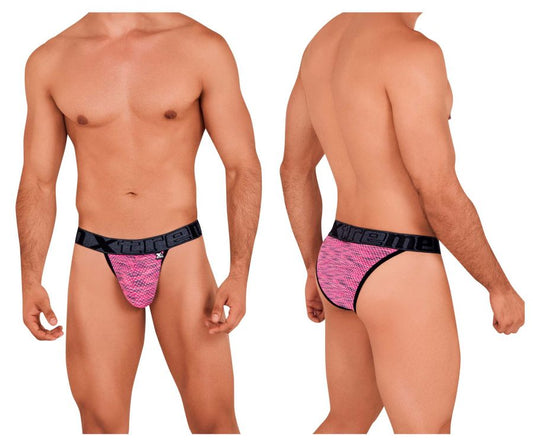 Xtremen 91098 Mikrofaser Mesh Bikini Farbe Pink