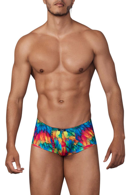 Xtremen 91147 Bedruckte Mikrofaser-Badehose, Farbe: Regenbogenfisch