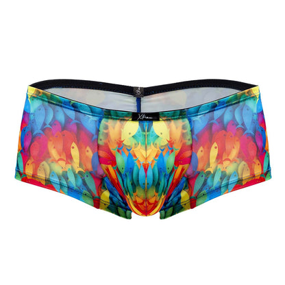 Xtremen 91147 Bedruckte Mikrofaser-Badehose, Farbe: Regenbogenfisch